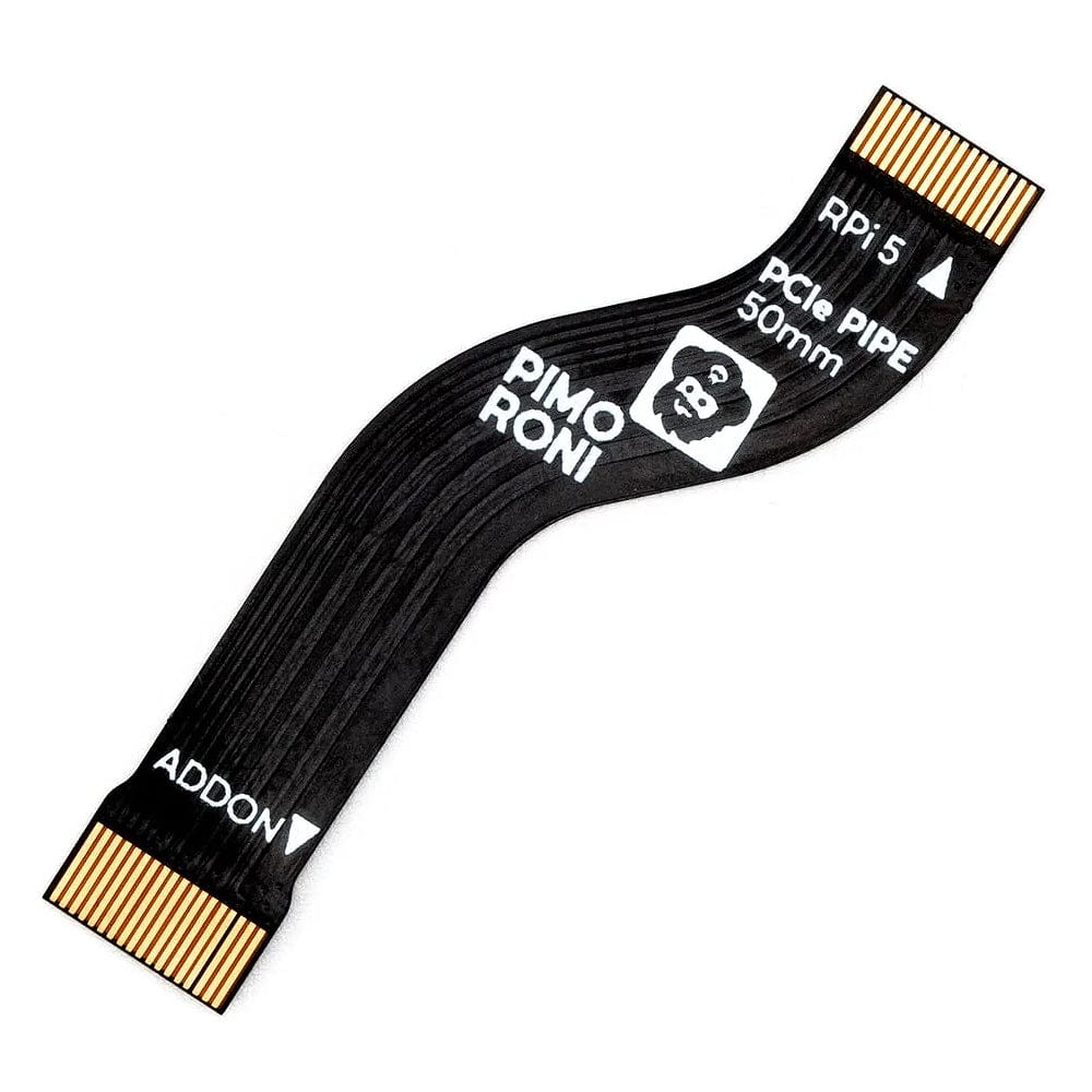 PCIe Flex Cable for NVMe Base and Raspberry Pi 5 by Pimoroni - The Pi Hut