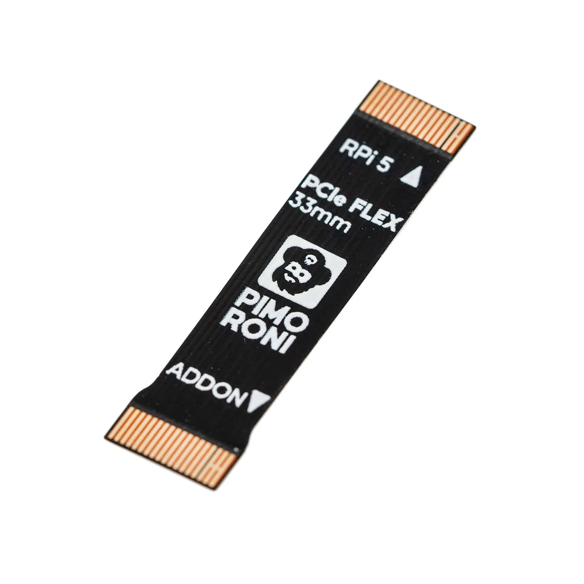 PCIe Flex Cable for NVMe Base and Raspberry Pi 5 by Pimoroni - The Pi Hut