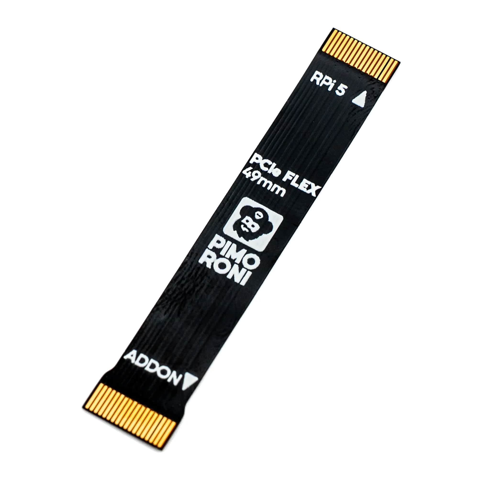 PCIe Flex Cable for NVMe Base and Raspberry Pi 5 by Pimoroni - The Pi Hut