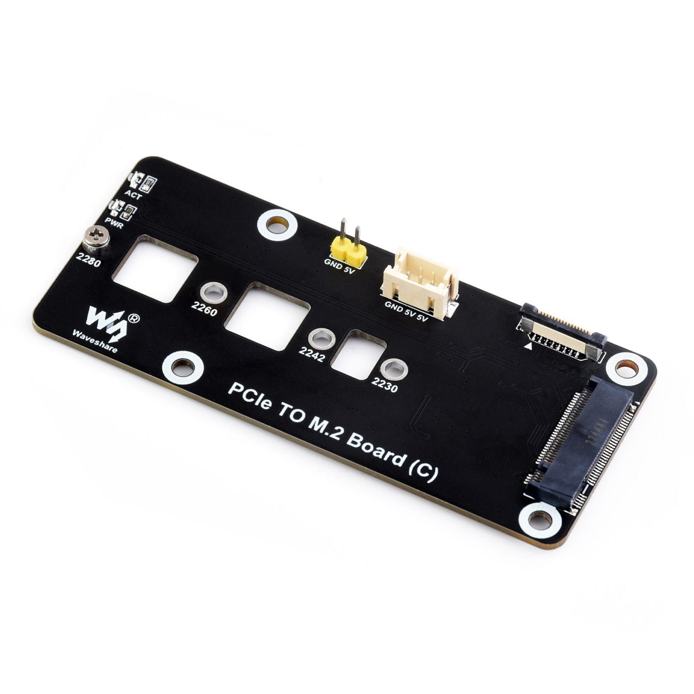 PCIe M.2 Side Adapter for Raspberry Pi 5 by Waveshare - The Pi Hut