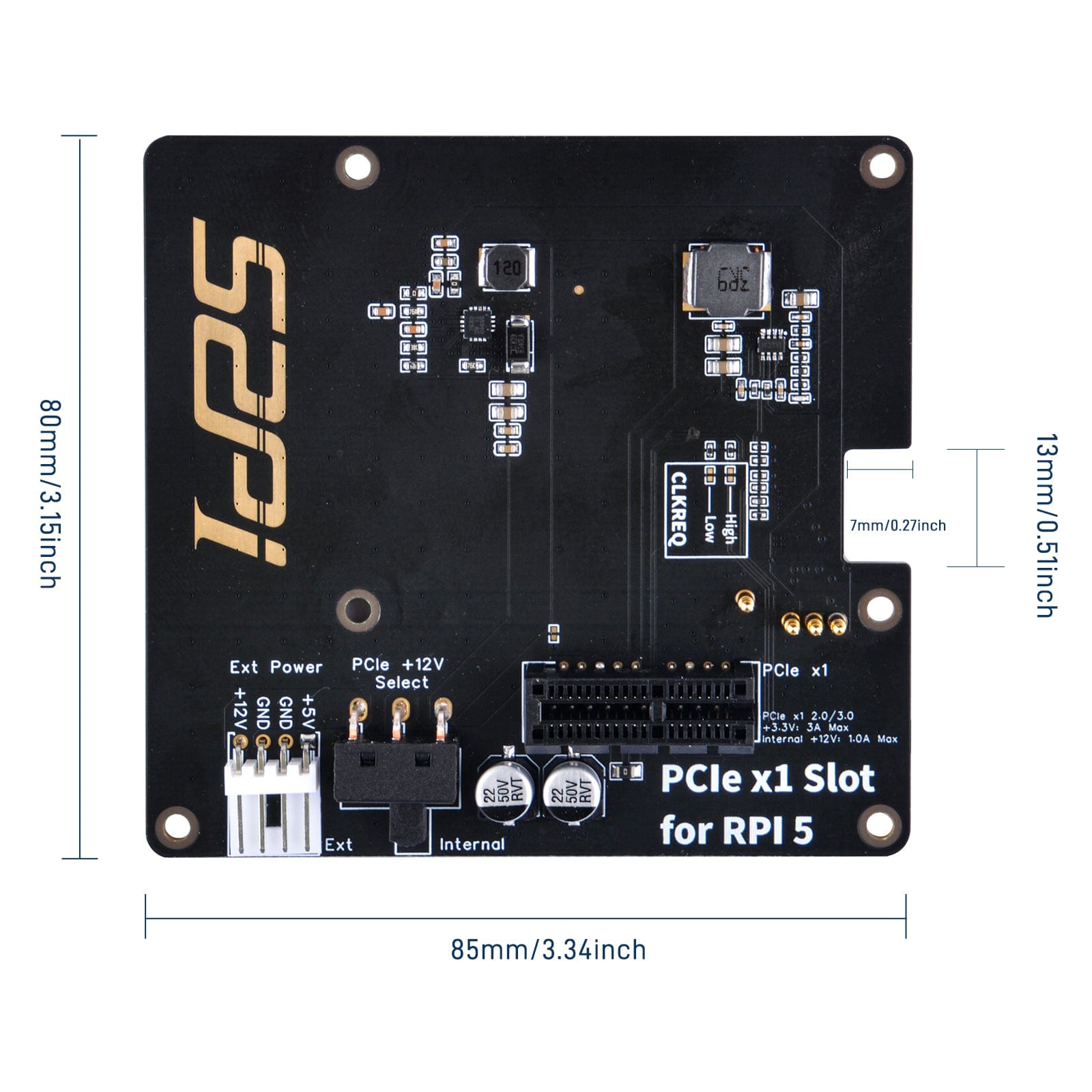 PCIe Slot for Raspberry Pi 5 (P02) by 52Pi - The Pi Hut