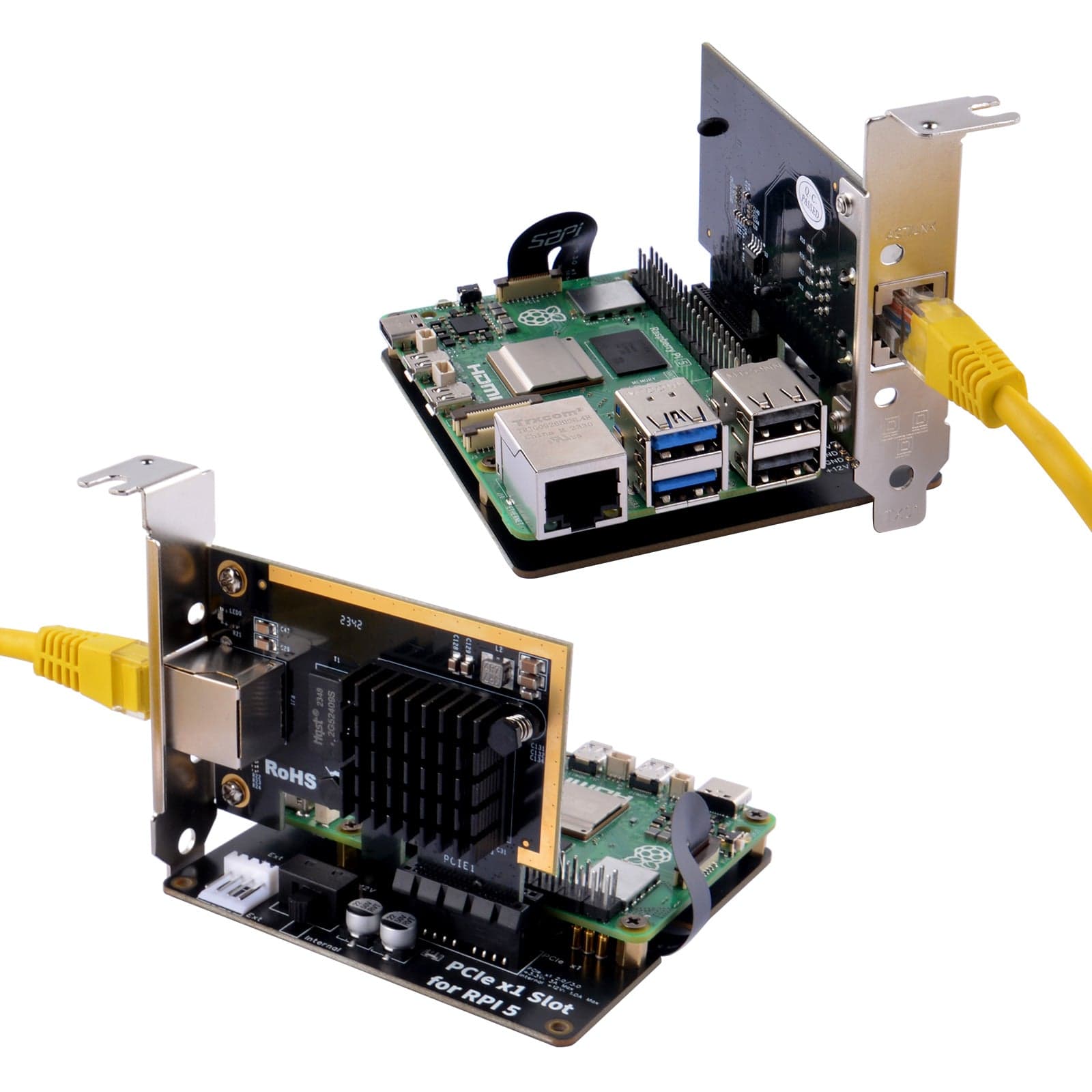 PCIe Slot for Raspberry Pi 5 (P02) by 52Pi - The Pi Hut