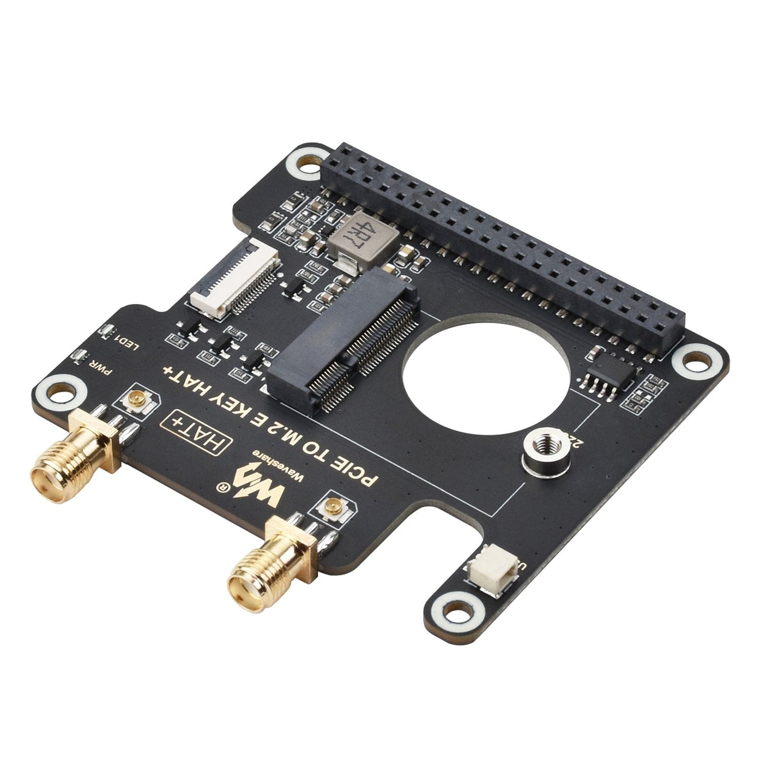 PCIe to M.2 E-Key HAT for Raspberry Pi 5 by Waveshare - The Pi Hut