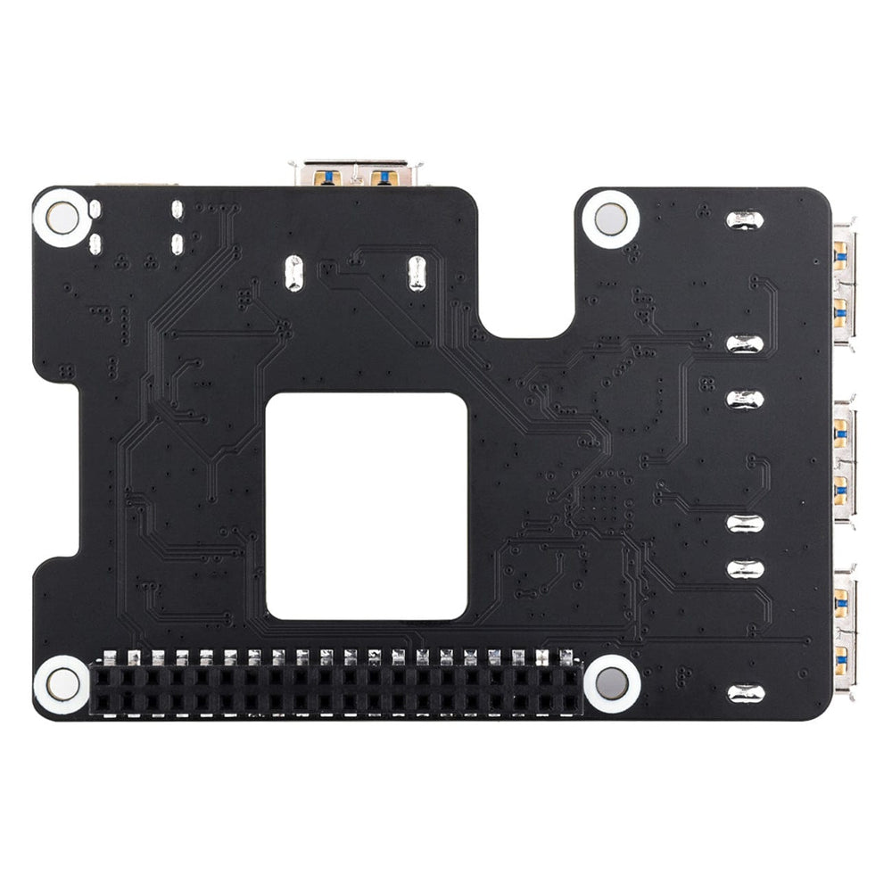 PCIe USB 3.2 Gen1 HAT+ for Raspberry Pi 5 by Waveshare - The Pi Hut