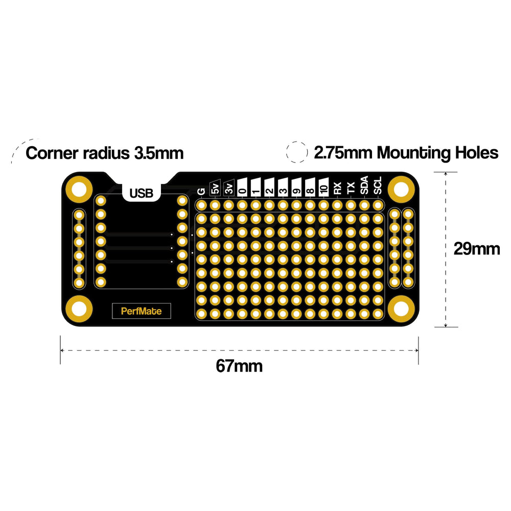 PerfMate for XIAO and QT Py by The Pi Hut - The Pi Hut