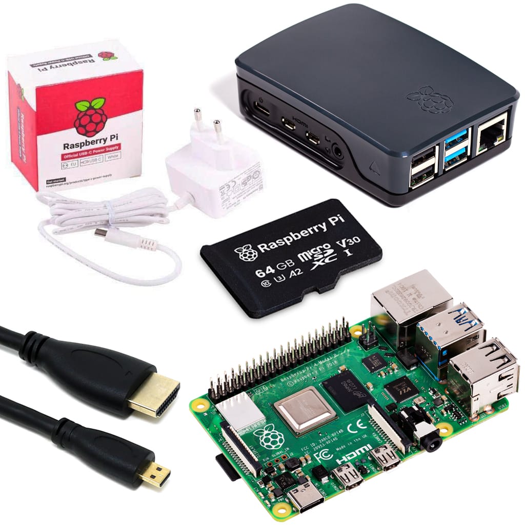 Raspberry Pi 4 Model B Starter Kit