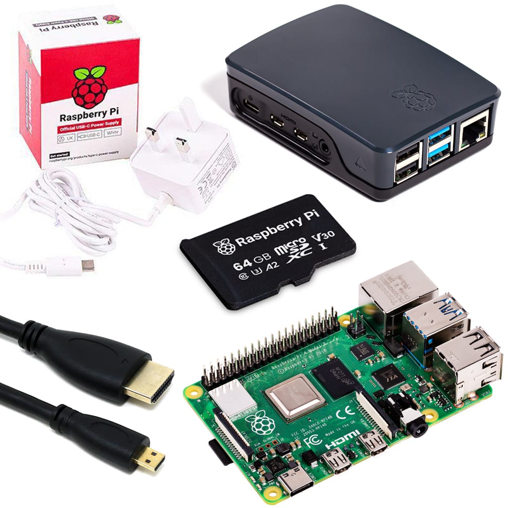 Raspberry Pi 4 Model B Starter Kit
