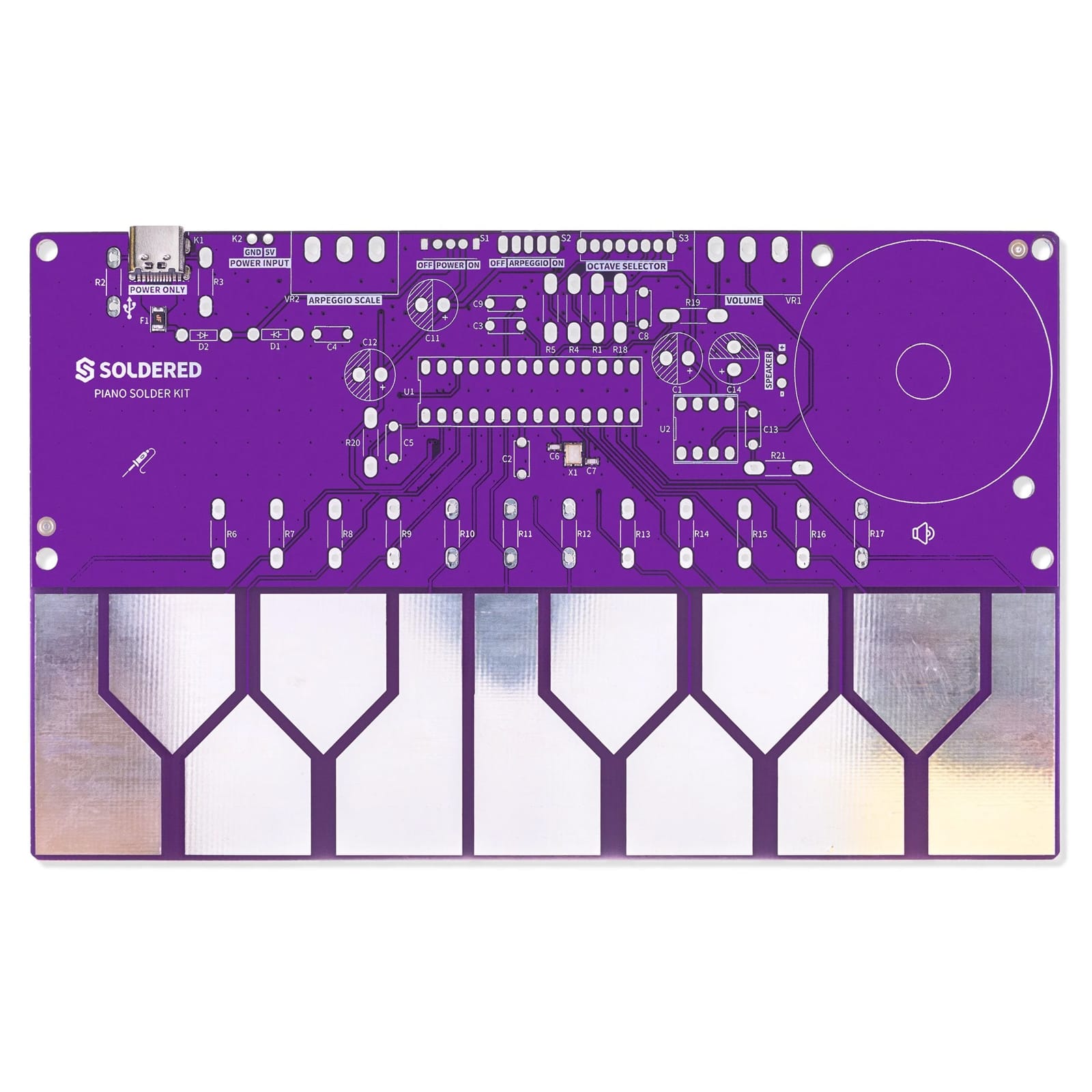 Piano Solder Kit by Soldered Electronics - The Pi Hut