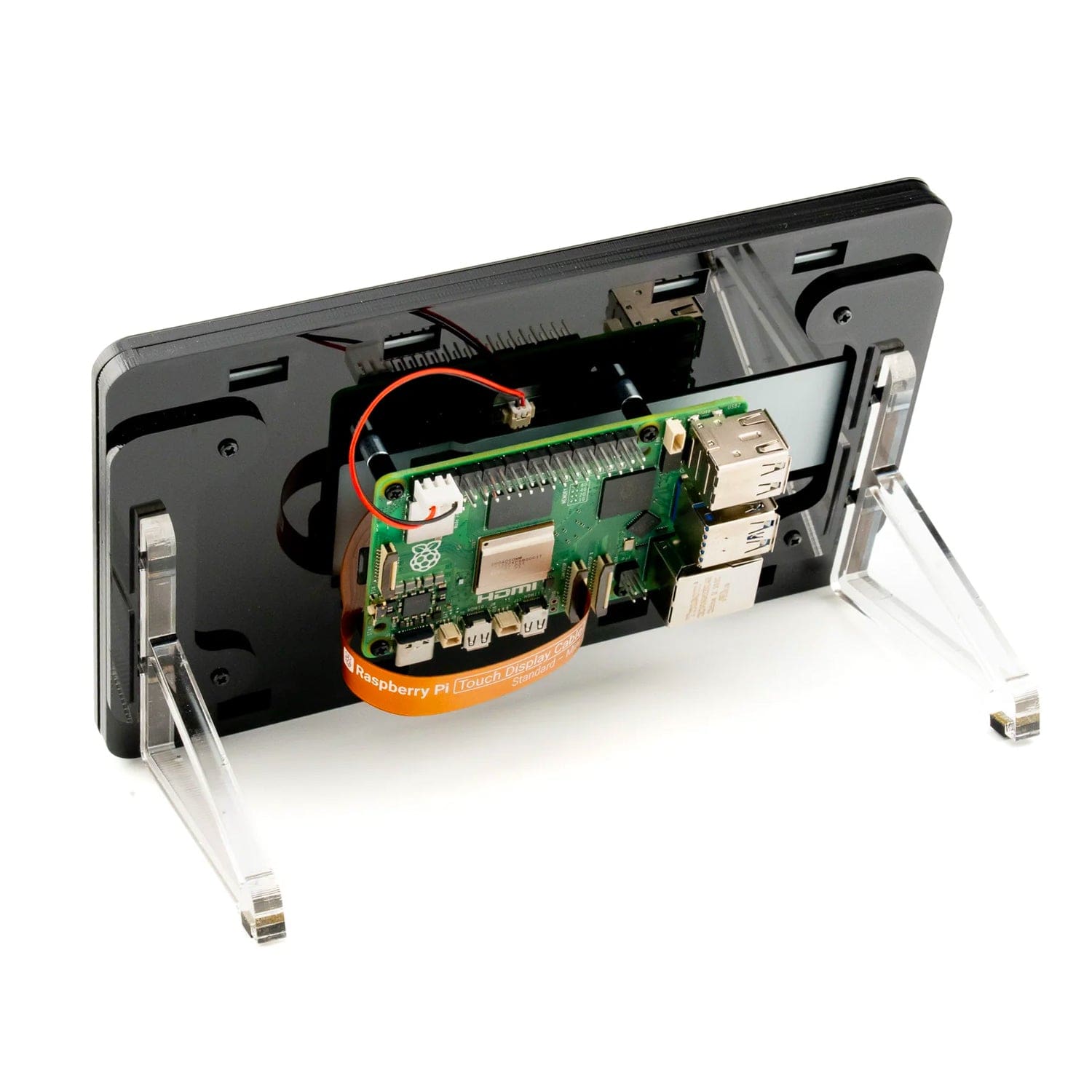 Pibow Frame for Raspberry Pi Touch Display 2 by Pimoroni - The Pi Hut