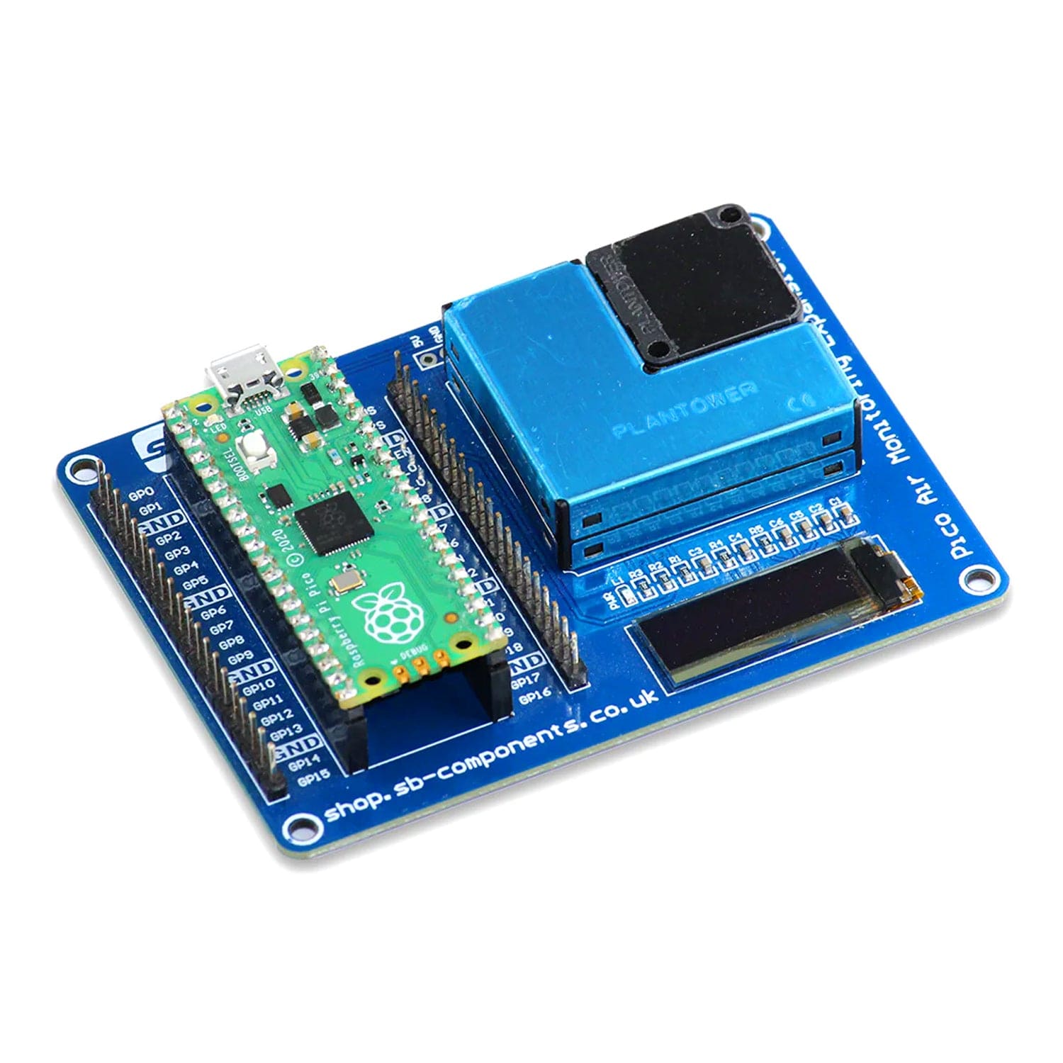 Pico Air Monitoring Expansion by SBC - The Pi Hut
