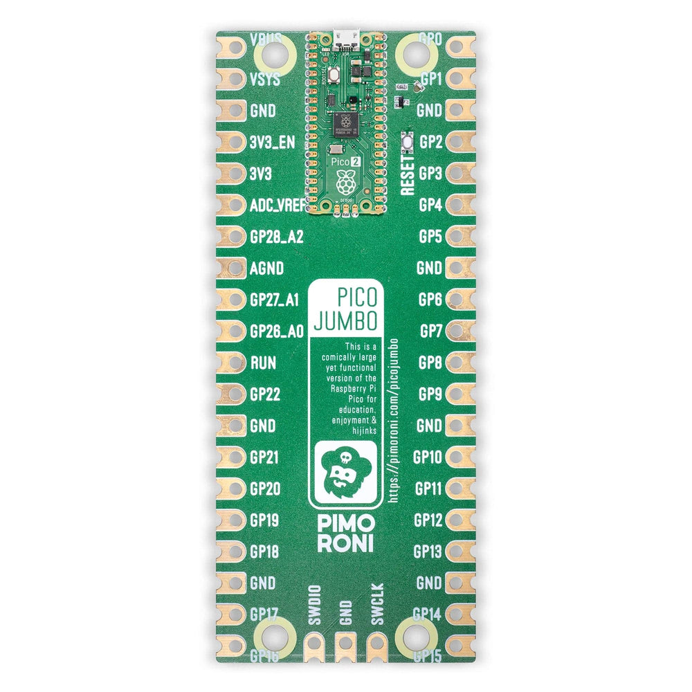 Pico Jumbo (Pico 2 Aboard) by Pimoroni - The Pi Hut