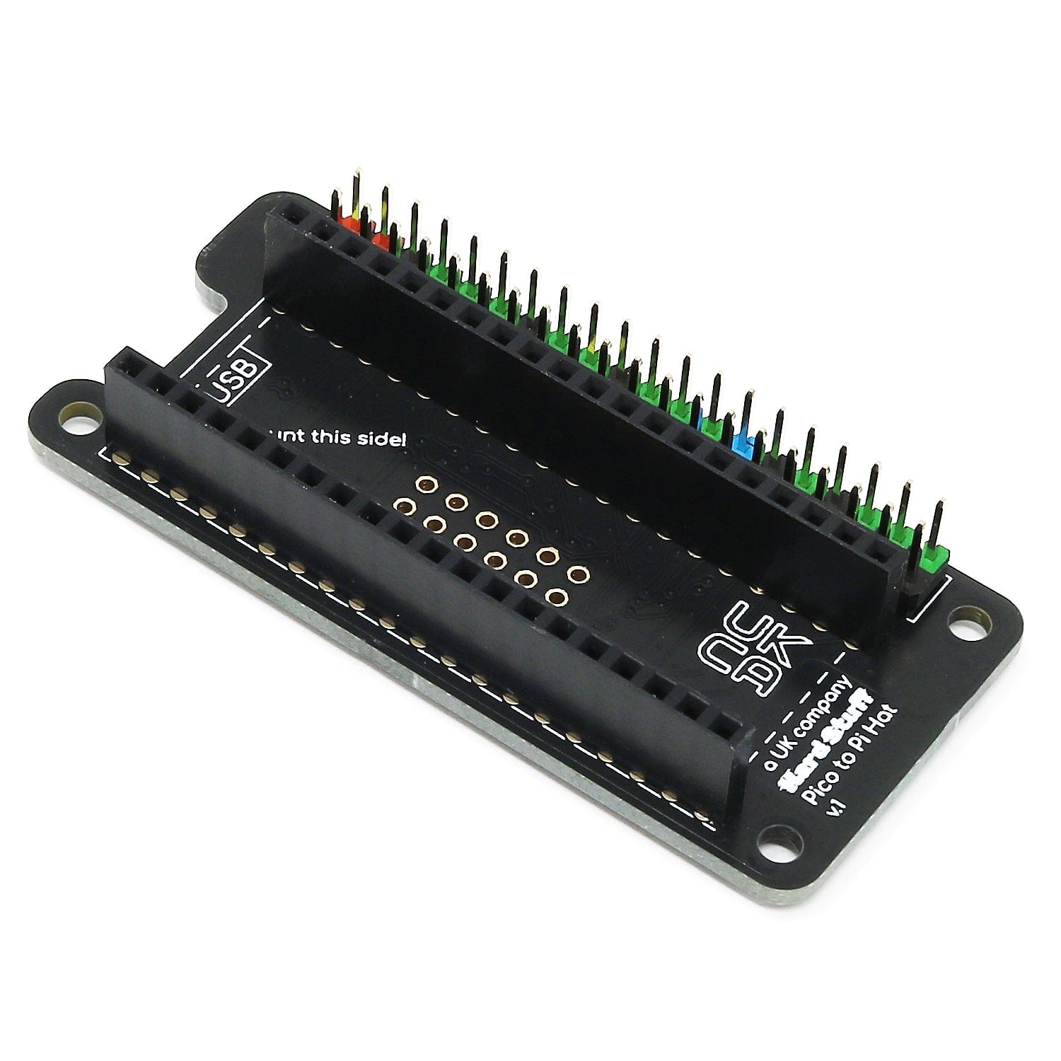 Pico to Pi HAT by Hard Stuff - The Pi Hut