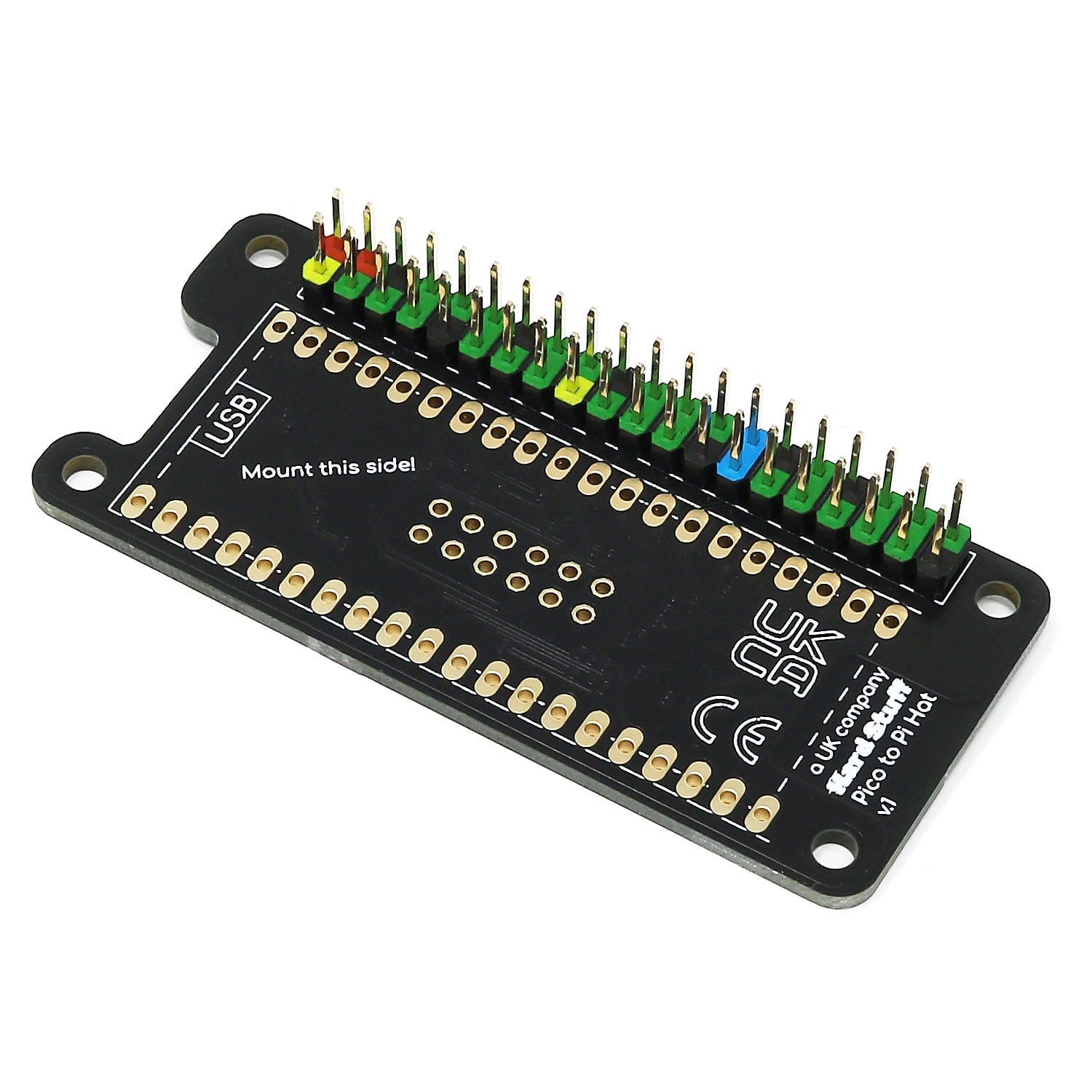 Pico to Pi HAT by Hard Stuff - The Pi Hut