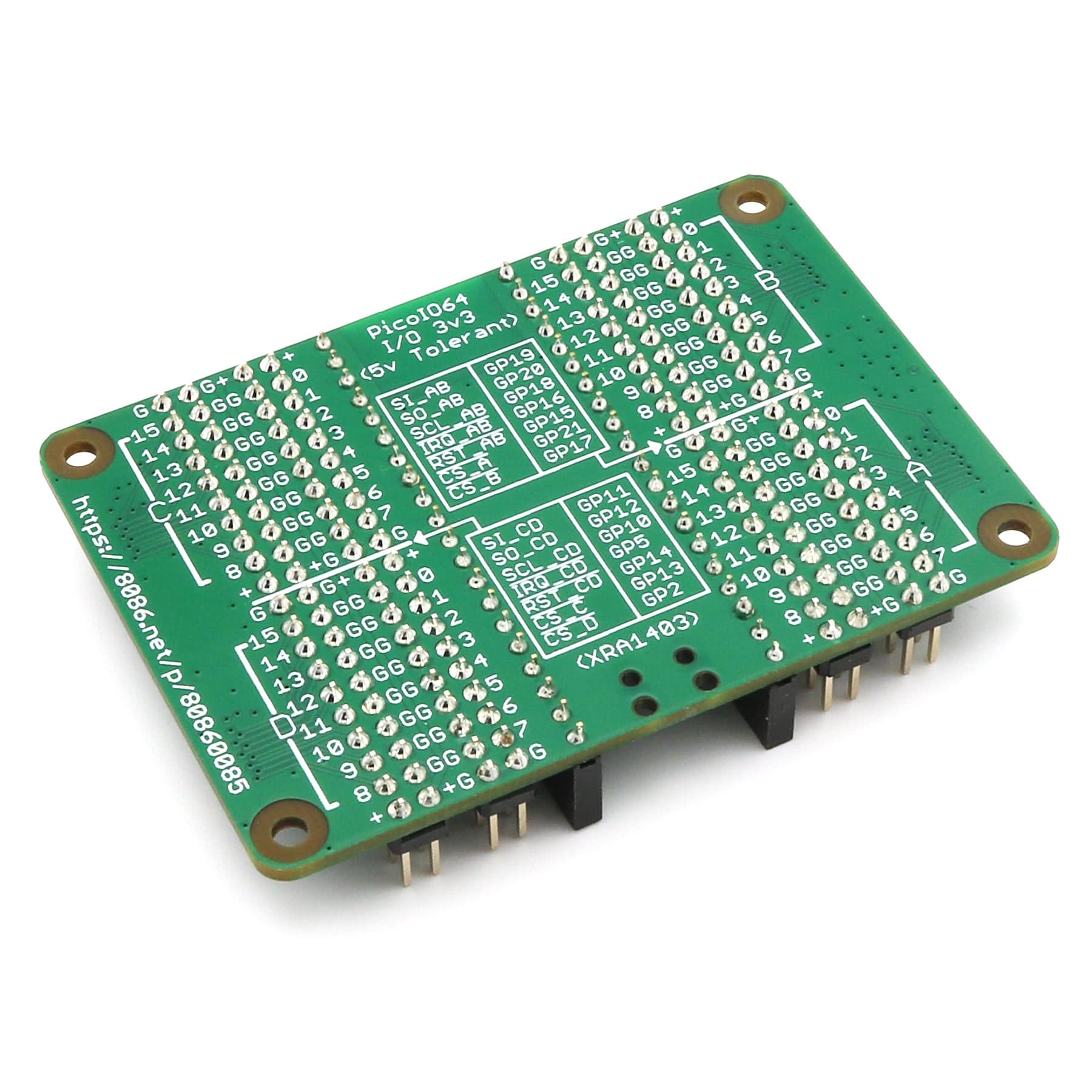 PicoIO64 - 64 IO for Pico by 8086 - The Pi Hut