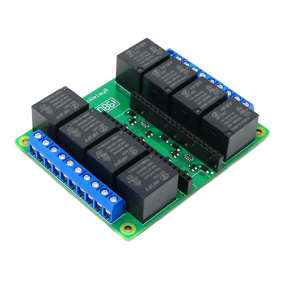 PicoRelay8 for Raspberry Pi Pico by 8086 - The Pi Hut