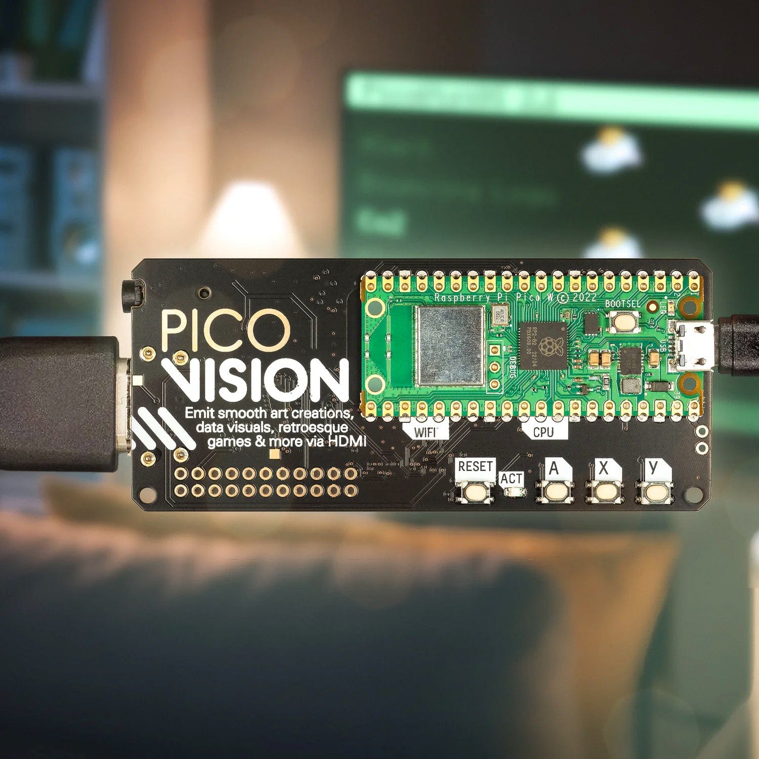 PicoVision (Pico W Aboard) by Pimoroni - The Pi Hut