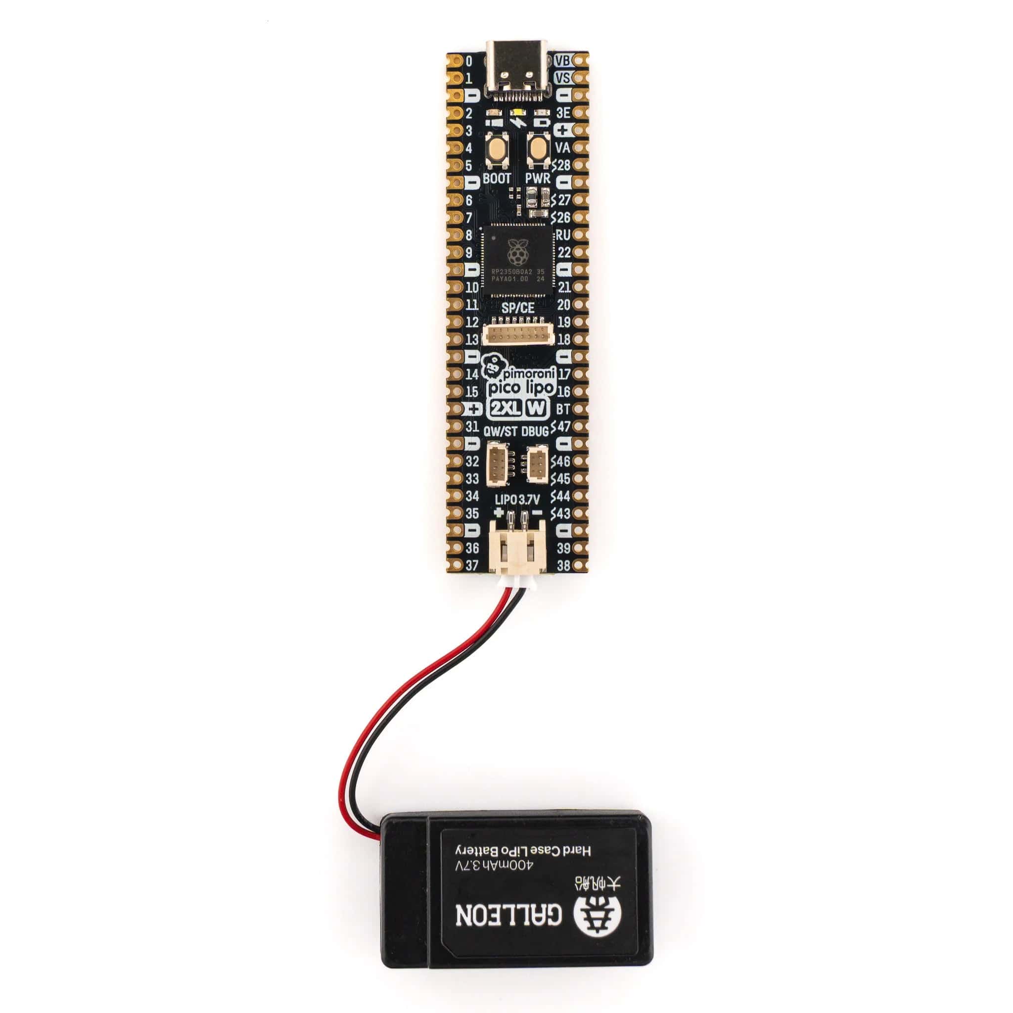 Pimoroni Pico LiPo 2 XL W by Pimoroni - The Pi Hut