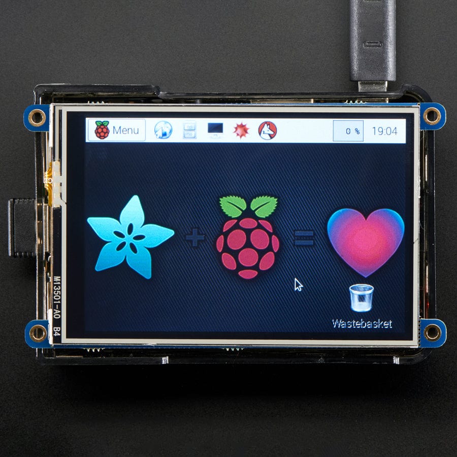 PiTFT Plus 480 x 320 3.5" TFT+Touchscreen for Raspberry Pi by Adafruit - The Pi Hut