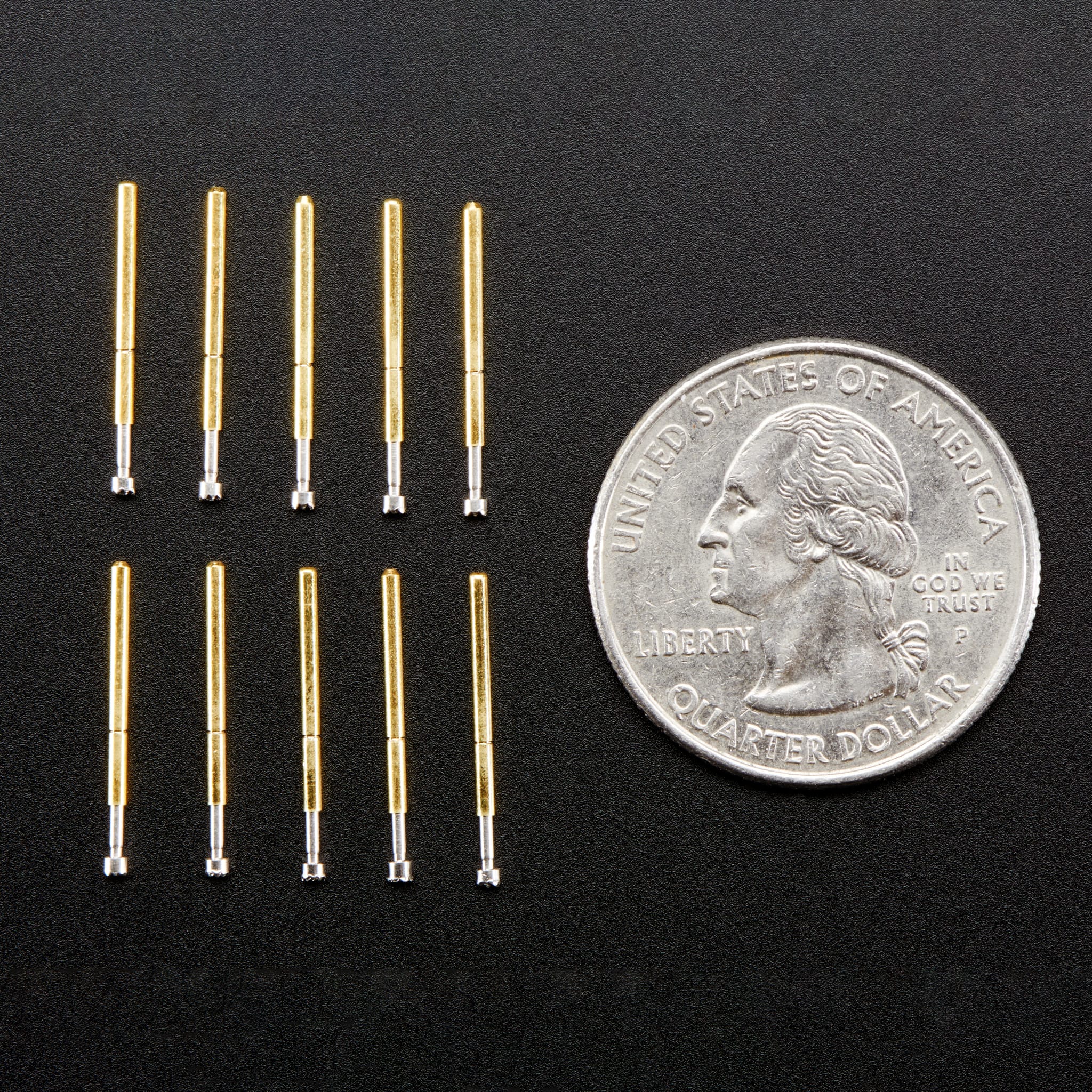 Pogo Pins "Crown Head" (10 pack) (P75-H2) by Adafruit - The Pi Hut