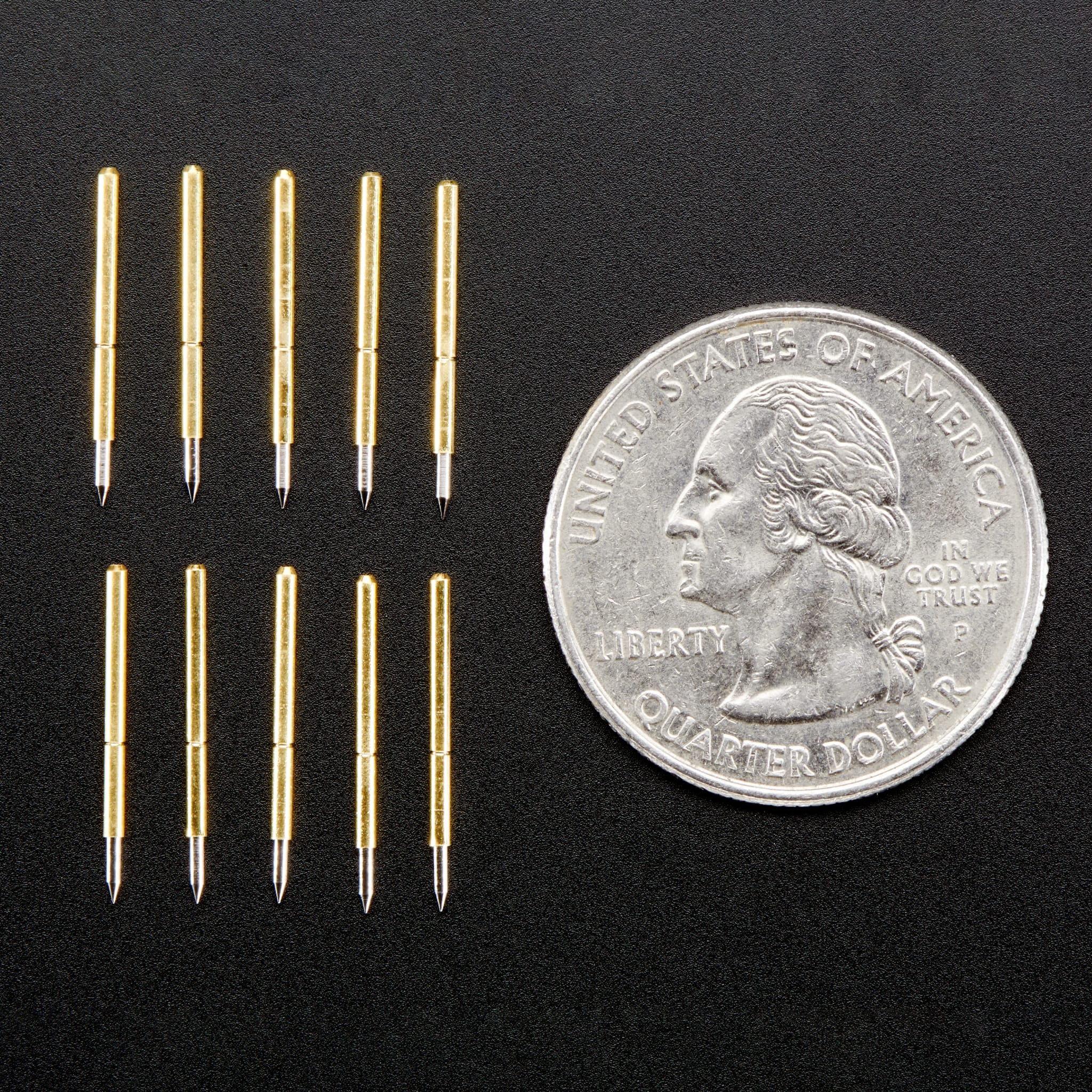 Pogo Pins "Needle Head" (10 pack) (P75-B1) by Adafruit - The Pi Hut