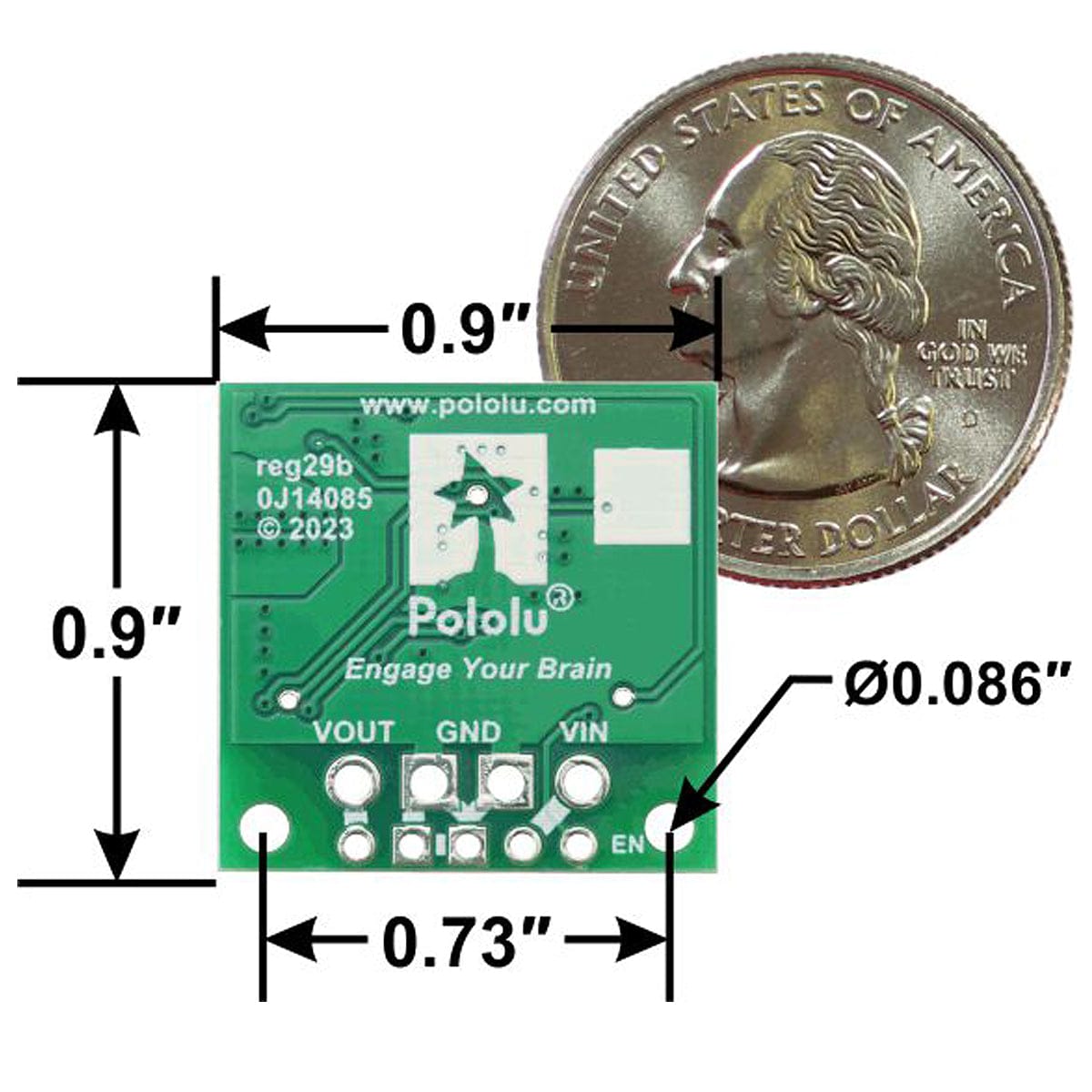 Pololu 12V 2.5A Step-Up/Step-Down Voltage Regulator S13V25F12 - The Pi Hut