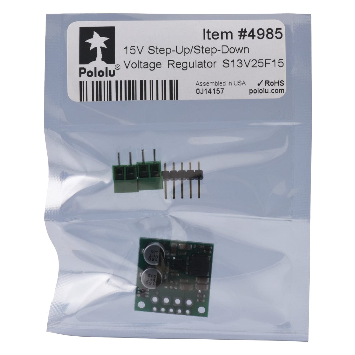 Pololu 15V 2.5A Step-Up/Step-Down Voltage Regulator S13V25F15 - The Pi Hut