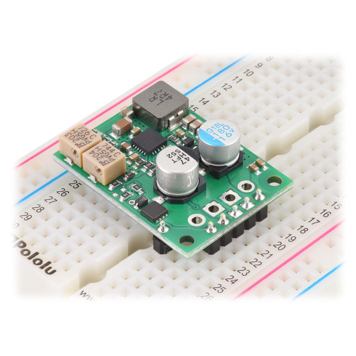 Pololu 4.2-15V 3.3A Fine-Adjust Step-Down Voltage Regulator with Adjustable Low-Voltage Cutoff (D30V33MASCMA) - The Pi Hut