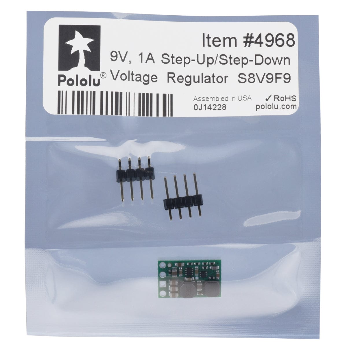 Pololu 9V 1A Step-Up/Step-Down Voltage Regulator S8V9F9 - The Pi Hut