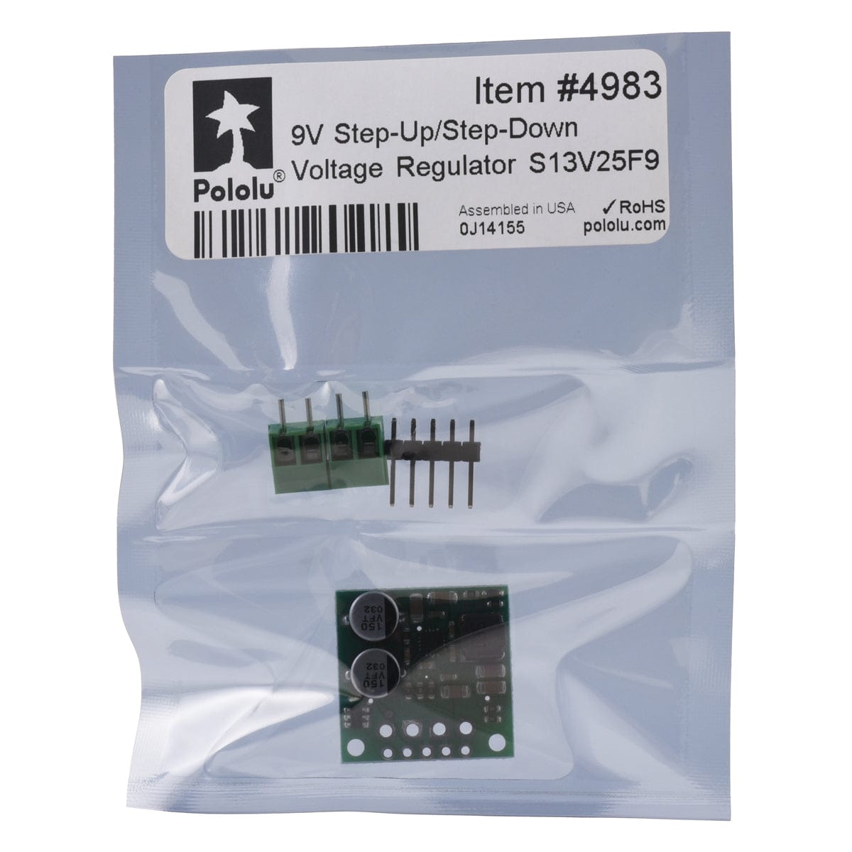 Pololu 9V 2.5A Step-Up/Step-Down Voltage Regulator S13V25F9 - The Pi Hut
