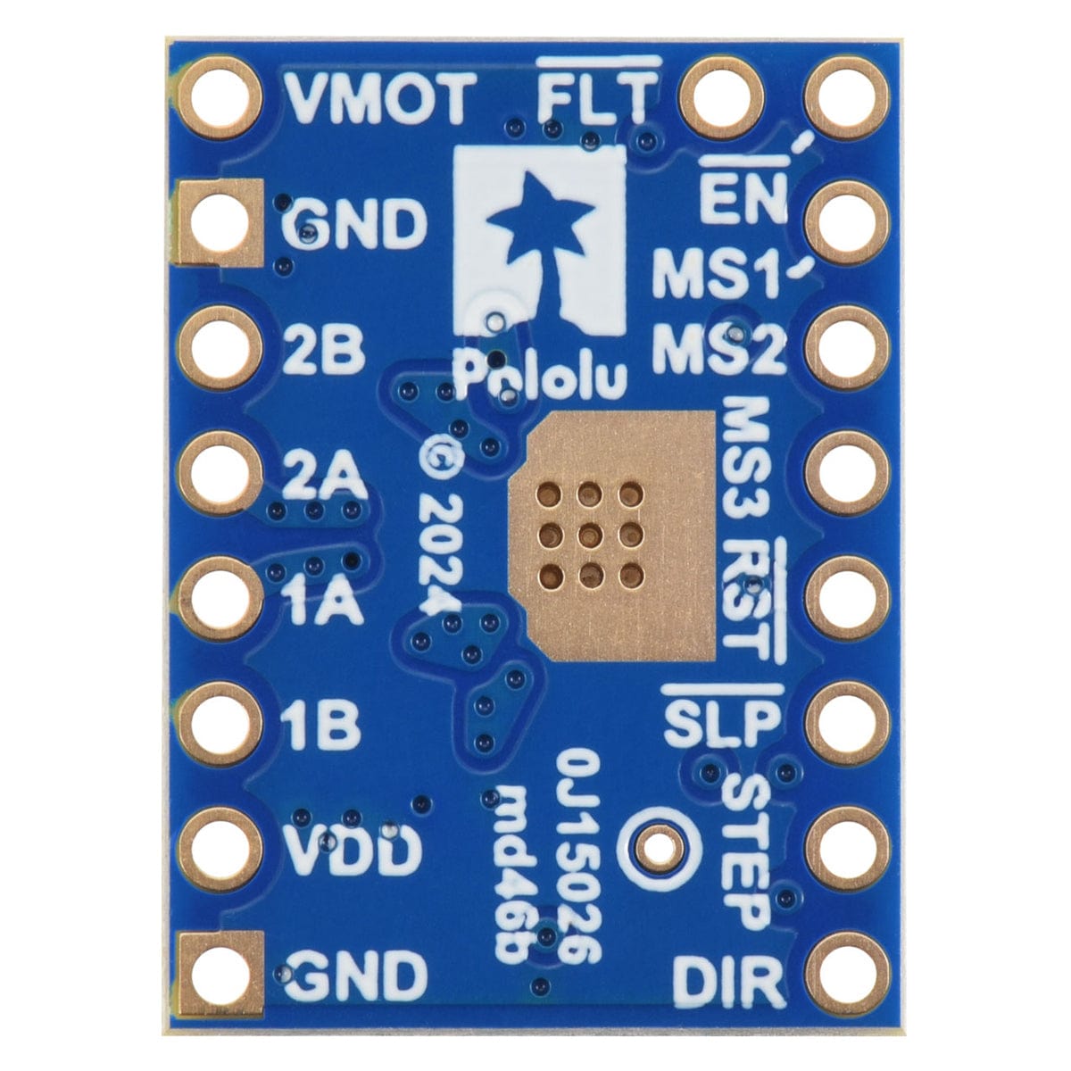 Pololu A5984 Stepper Motor Driver Carrier - Fixed 1A 5V / 660mA 3.3V (Blue Edition) by Pololu - The Pi Hut