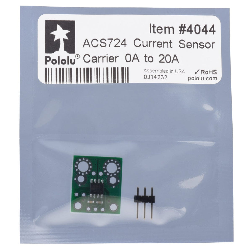 Pololu ACS724 Current Sensor Carrier 0A to 20A - The Pi Hut