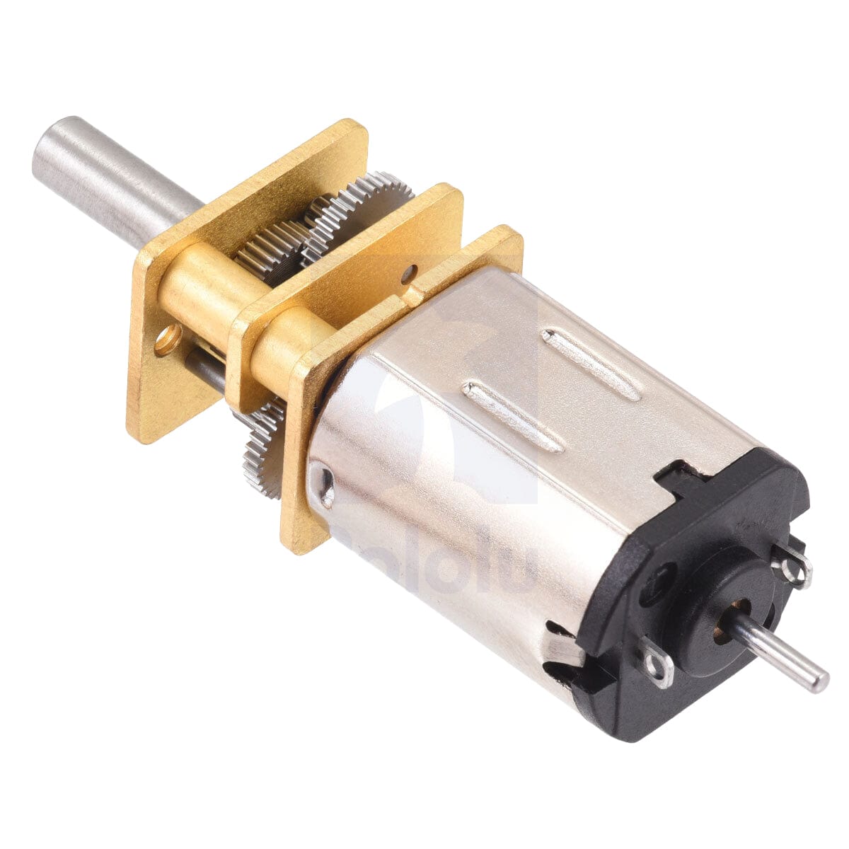 Pololu High-Power 10:1 6V Micro Metal Gearmotor with Extended Motor Shaft by Pololu - The Pi Hut