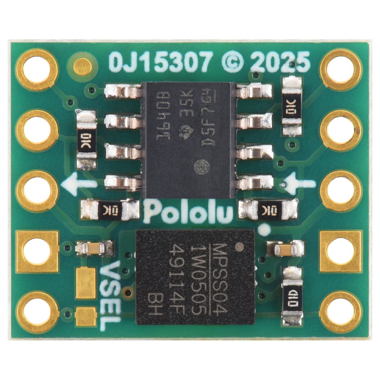 Pololu I²C Isolator with Isolated Power and Connectors