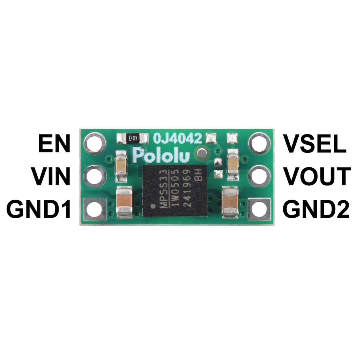 Pololu Isolated DC-DC Power Module (5V/3.3V 200mA)