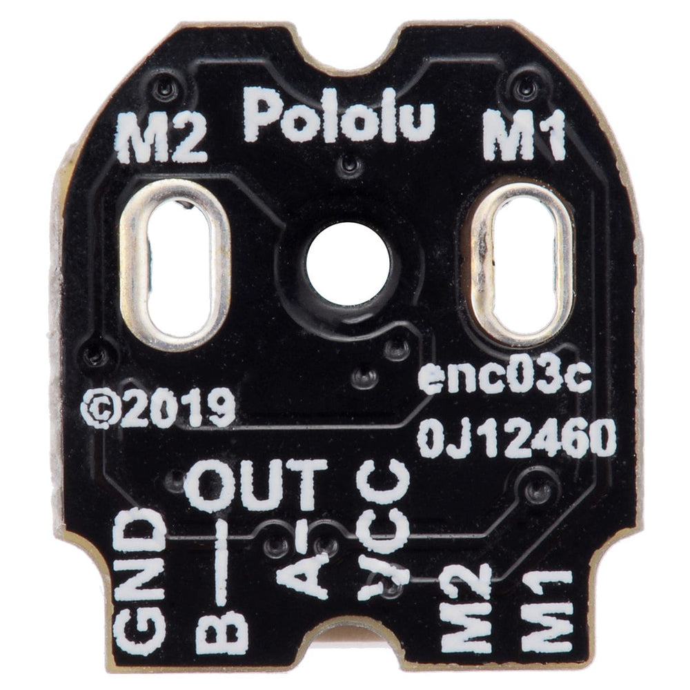 Pololu Magnetic Encoder Kit with Top-Entry Connector for Micro Metal Gearmotors (12 CPR, 2.7-18V) by Pololu - The Pi Hut