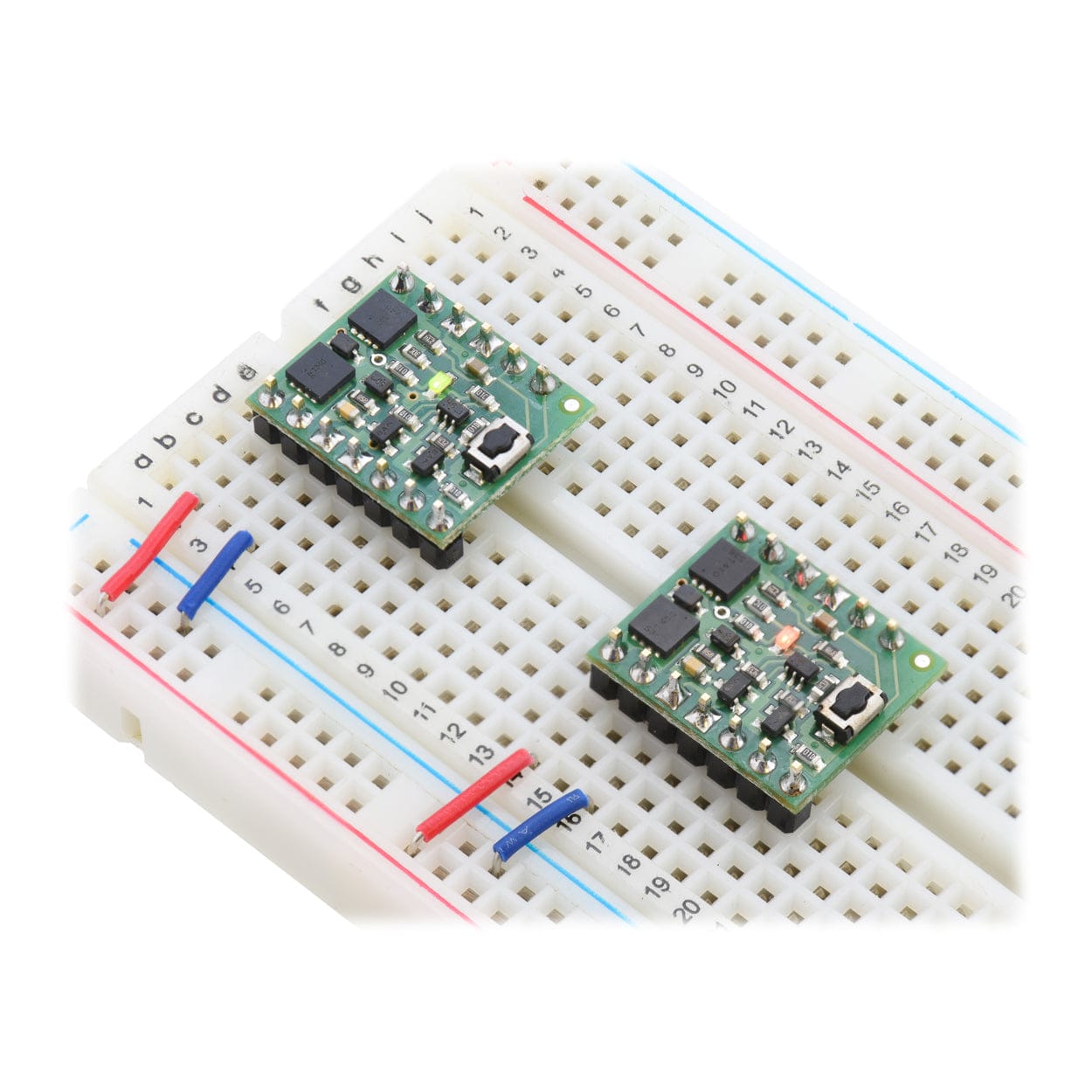 Pololu Mini Pushbutton Power Switch with Reverse Voltage Protection - SV by Pololu - The Pi Hut
