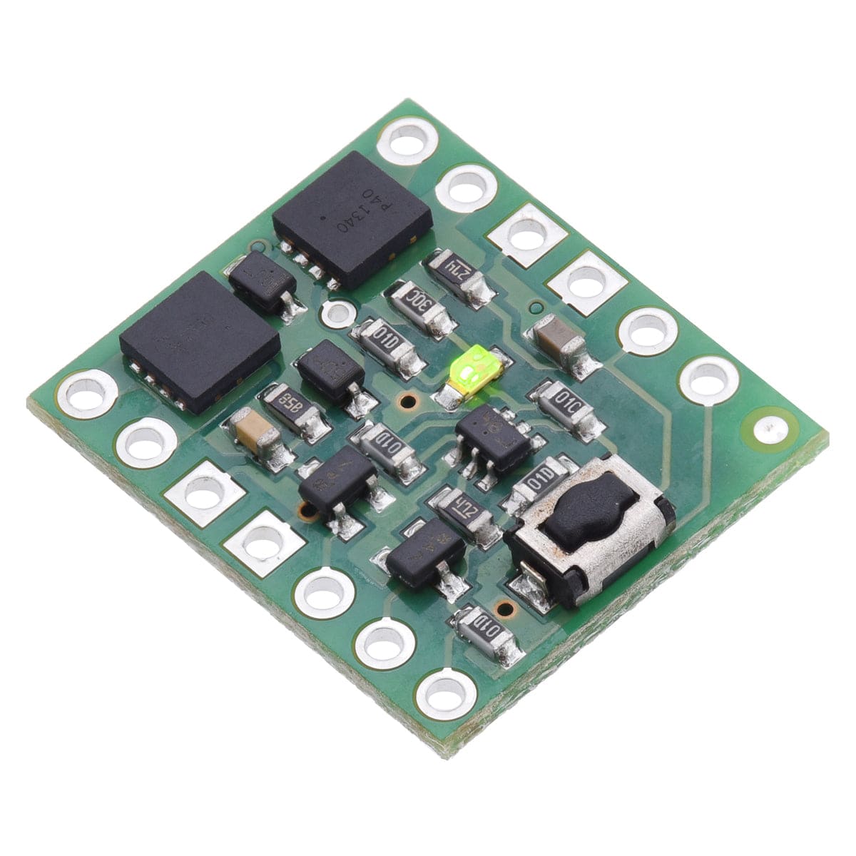 Pololu Mini Pushbutton Power Switch with Reverse Voltage Protection - SV by Pololu - The Pi Hut