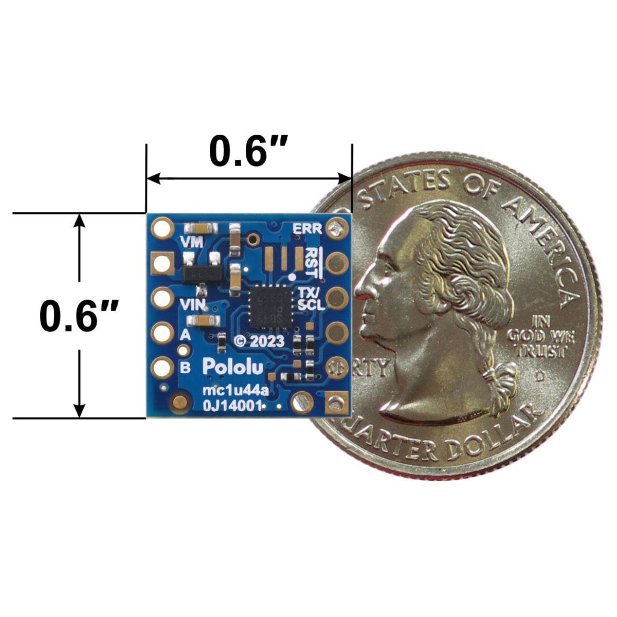 Pololu Motoron M1T550 Single I²C Motor Controller by Pololu - The Pi Hut
