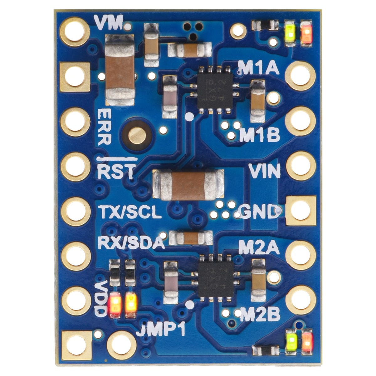 Pololu Motoron M2T550 Dual I²C Motor Controller by Pololu - The Pi Hut