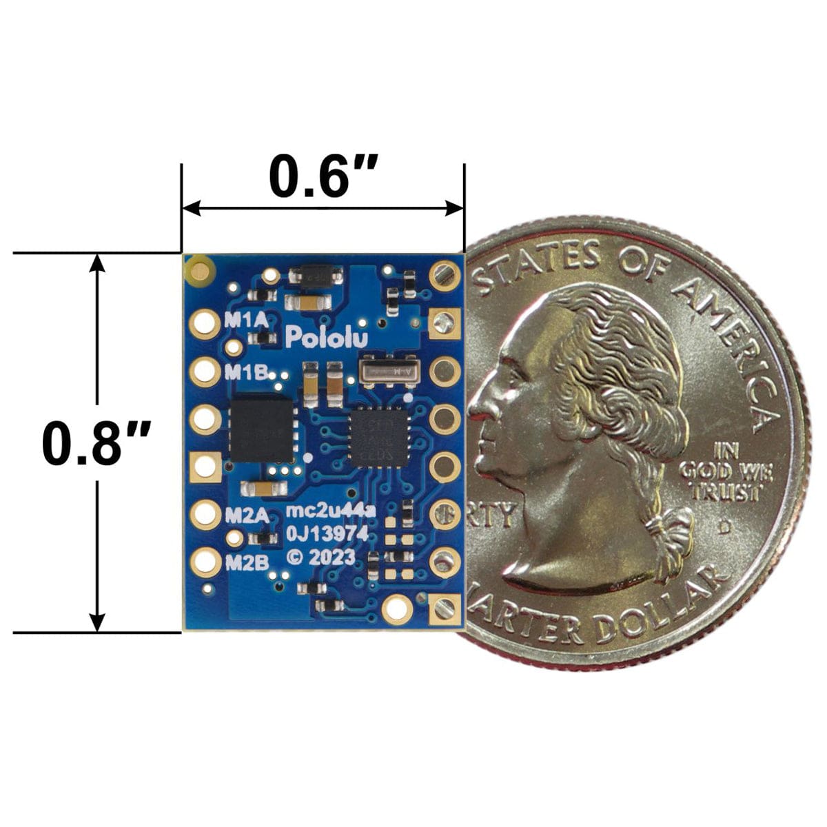 Pololu Motoron M2U550 Dual Serial Motor Controller by Pololu - The Pi Hut