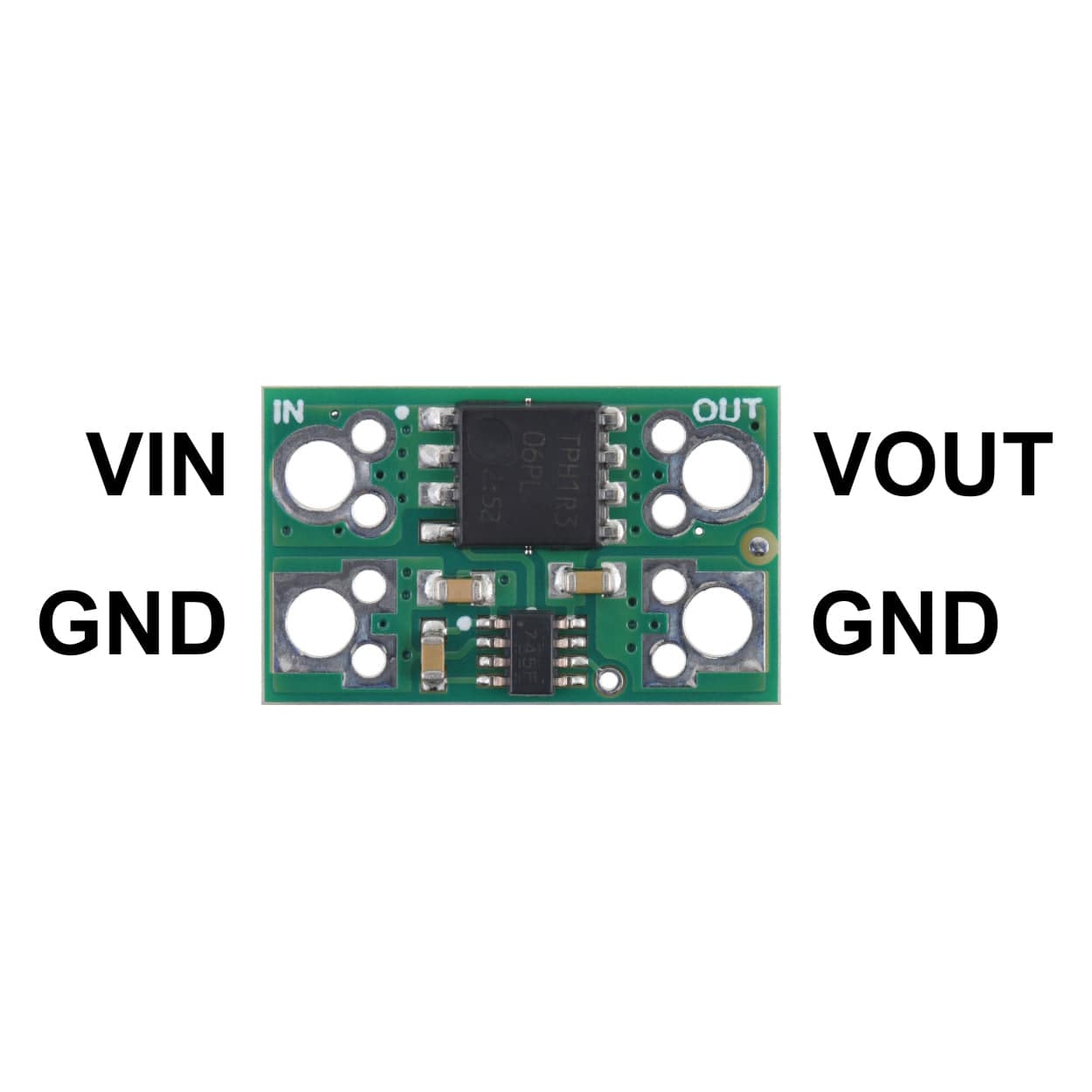 Pololu Reverse Voltage Protector (4-60V 25A) by Pololu - The Pi Hut