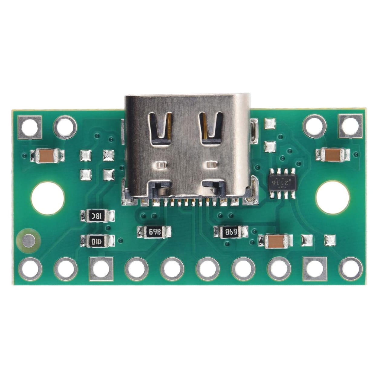Pololu USB-C Power Multiplexer Carrier - Non-USB Priority by Pololu - The Pi Hut