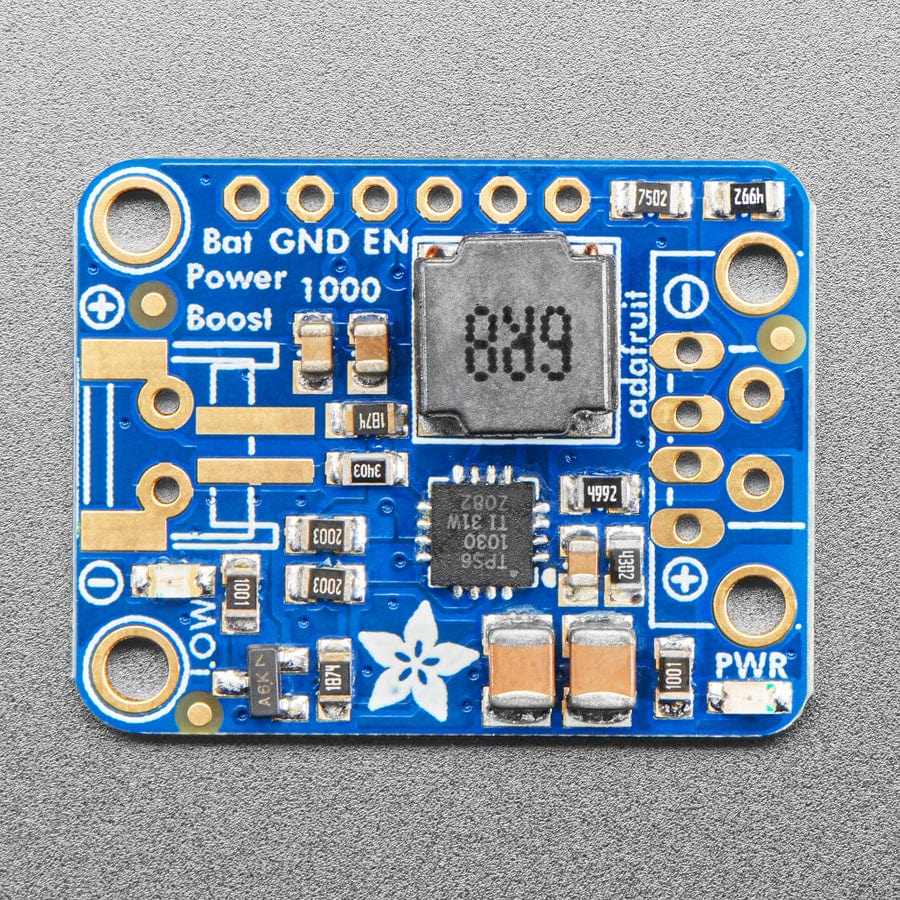 PowerBoost 1000 Basic - 5V USB Boost @ 1000mA from 1.8V+ by Adafruit - The Pi Hut