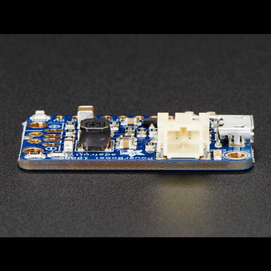 PowerBoost 1000 Charger - Rechargeable 5V Lipo USB Boost @ 1A (1000C) by Adafruit - The Pi Hut