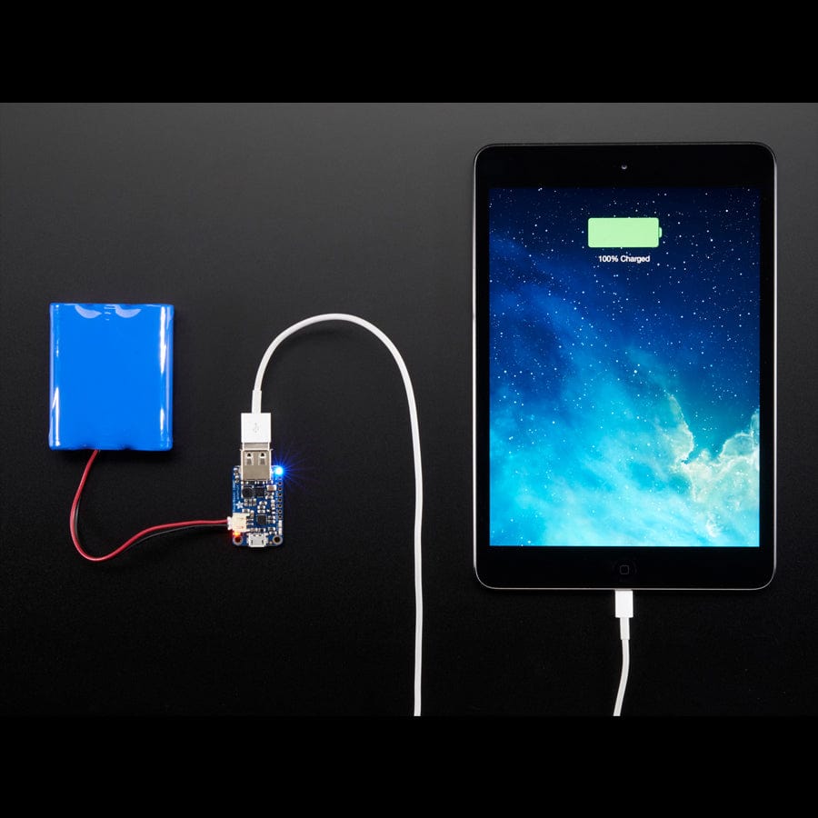 PowerBoost 1000 Charger - Rechargeable 5V Lipo USB Boost @ 1A (1000C) by Adafruit - The Pi Hut