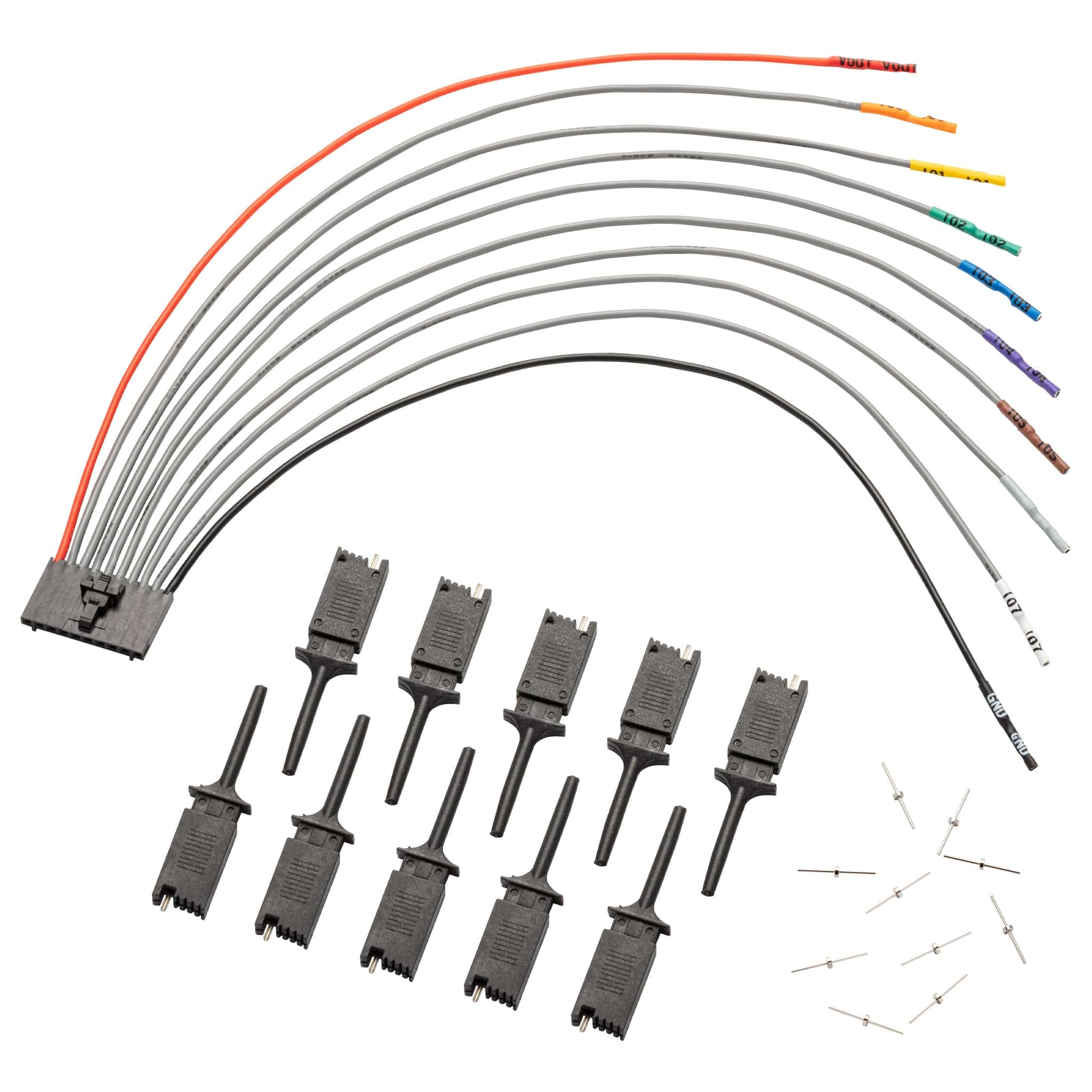 Probe Cable Kit for Bus Pirate 5 by Where Labs - The Pi Hut