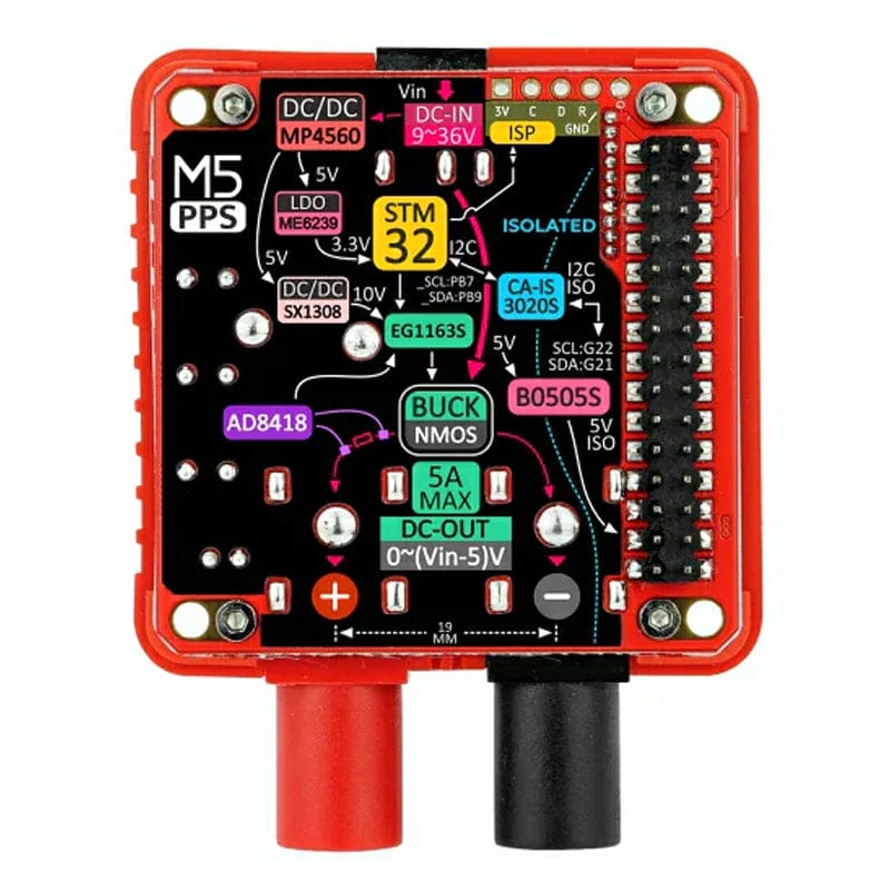 M5Stack Programmable Power Supply Module 13.2 by M5Stack - The Pi Hut