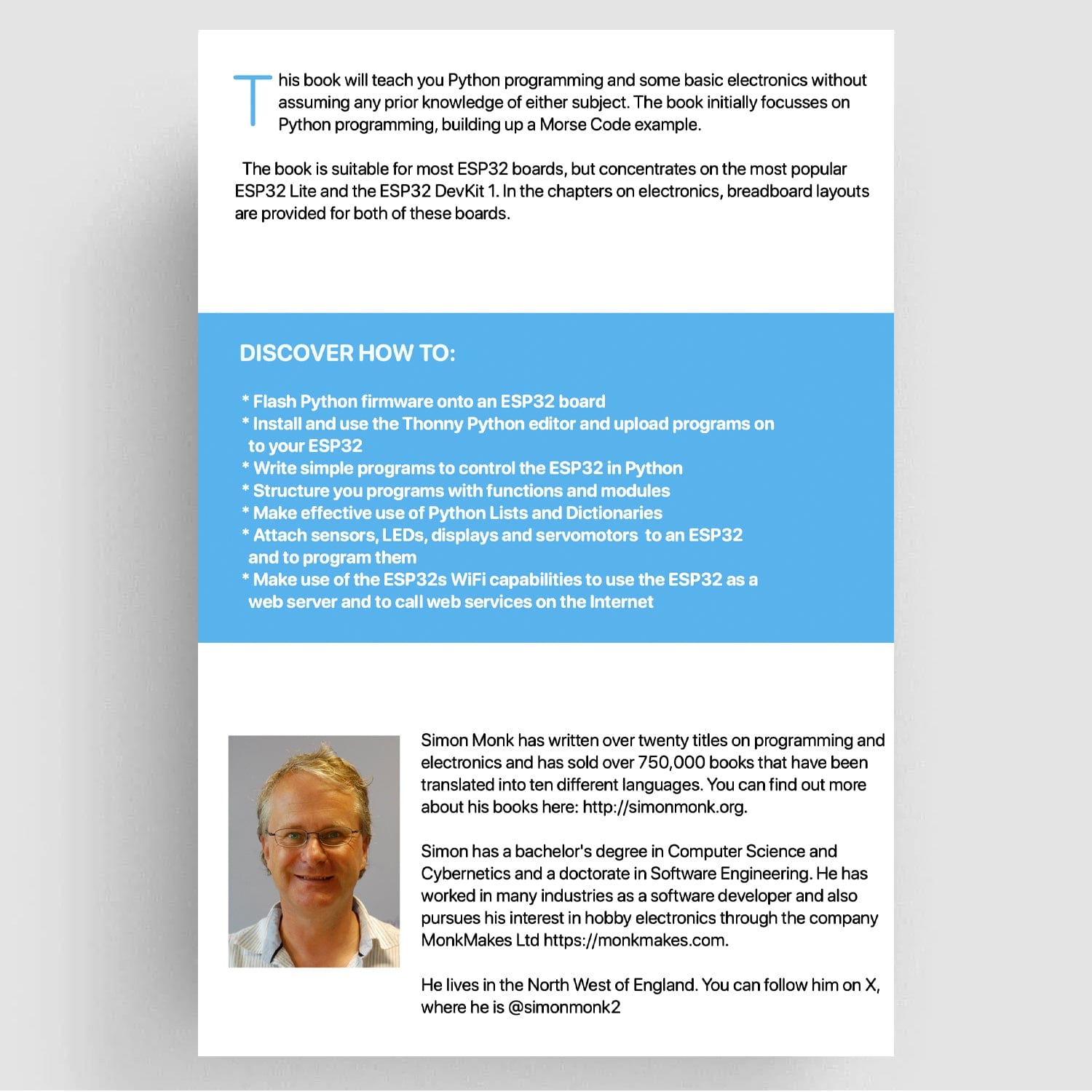 Programming ESP32 by Simon Monk by Monk Makes - The Pi Hut