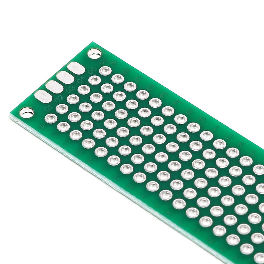 Proto PCB 10-Pack - 2x8cm by The Pi Hut - The Pi Hut