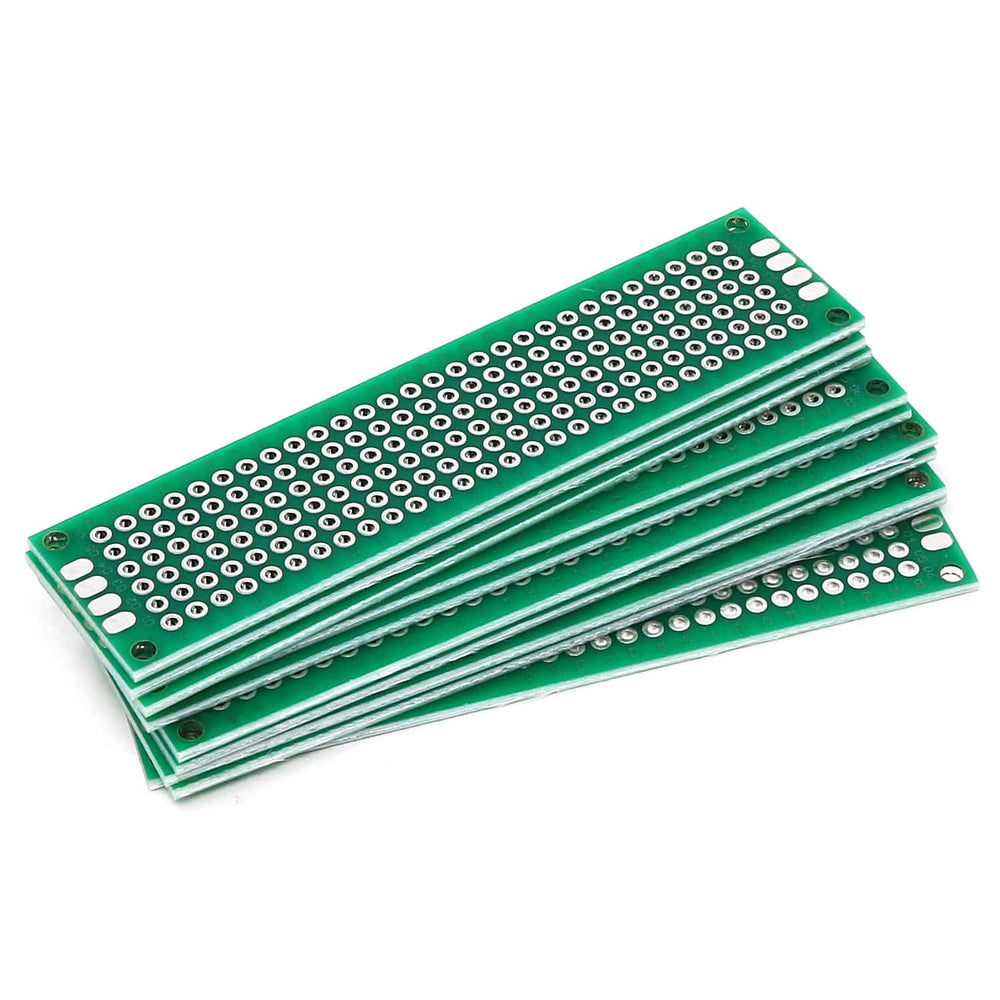 Proto PCB 10-Pack - 2x8cm by The Pi Hut - The Pi Hut